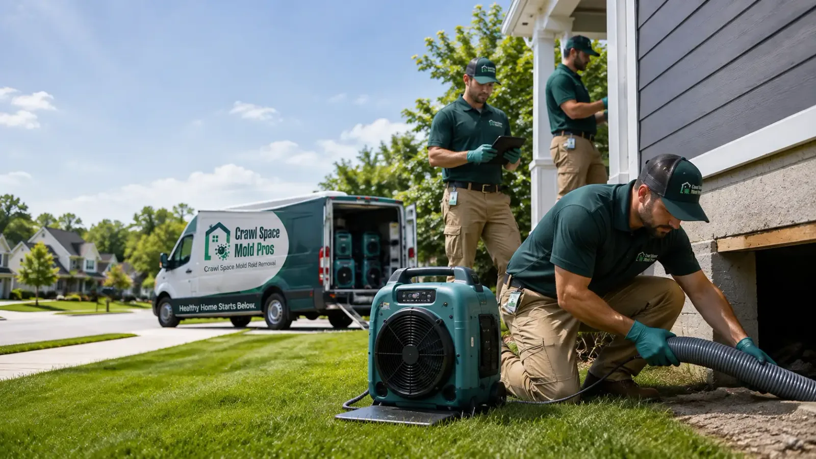 Crawl Space Mold Removal in Galesburg, IL